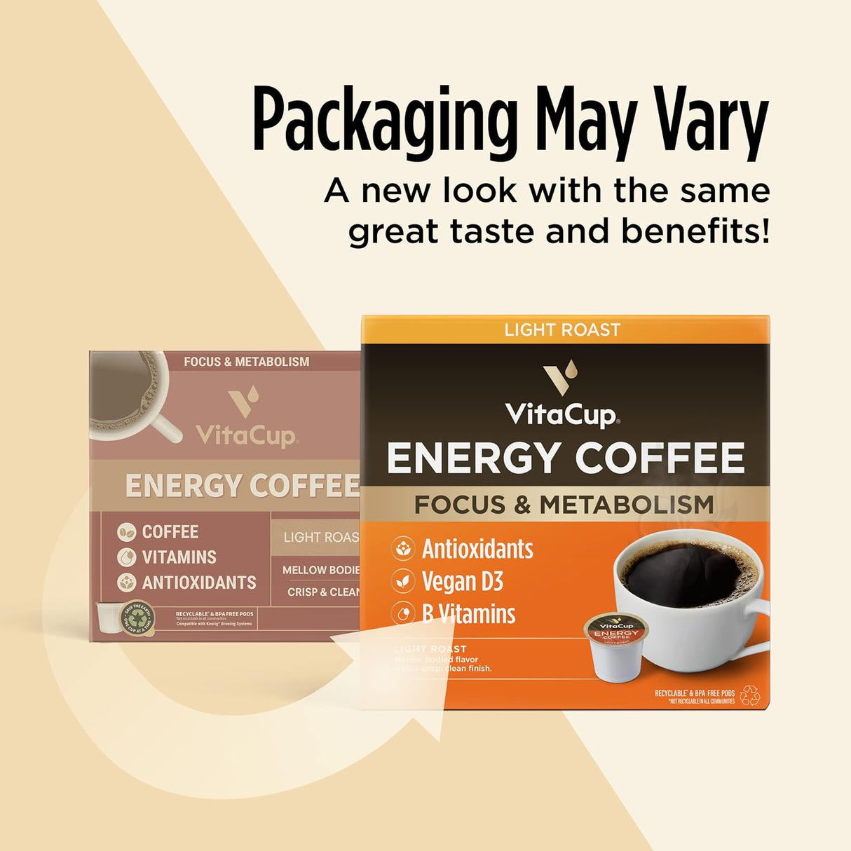 Slim Organic Coffee Pods with Diet Support  Bold Flavor