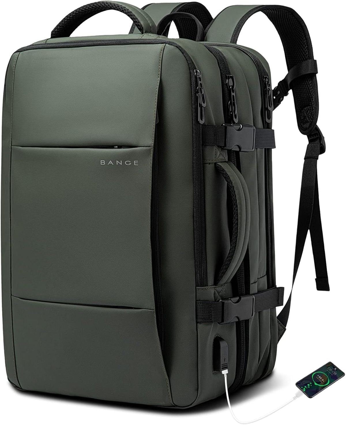 Expandable Travel Backpack 26–45L Laptop Duffel Bag