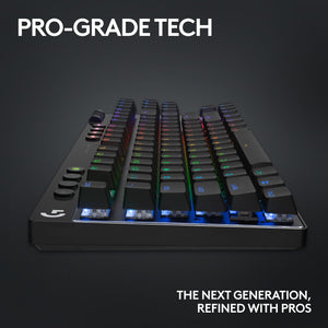 Refurbished - G PRO X TKL LIGHTSPEED Gaming Keyboard-BLACK-US-2.4GHZ/BT-TACTILE 920-012127