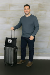 Comfort Fly Travel Blanket & Pillow – 2-in-1 Micro Plush Airplane Blanket with Carry Case (40" x 70")