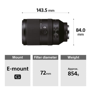Certified Refurbished - Sony Full-frame E-mount FE 70-300mm F4.5-5.6 G OSS Telephoto Zoom Lens SEL70300G