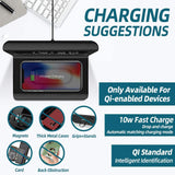 Alarm Clock with 10W Wireless Charging and LED Display