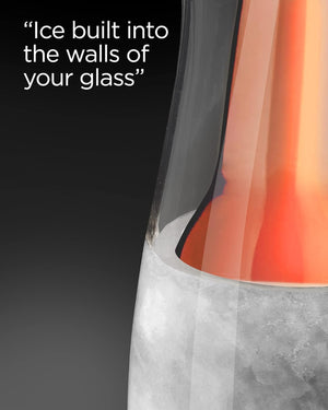 Freezer Whiskey Glass Gift for Dad - Insulated 7oz Frozen Chiller Cup (7oz) Enjoy Ice Cold Scotch and Bourbon - Drinking Gift (Gift Boxed)