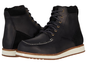Kodiak Devick Wedge Moc Toe Shoes Black
