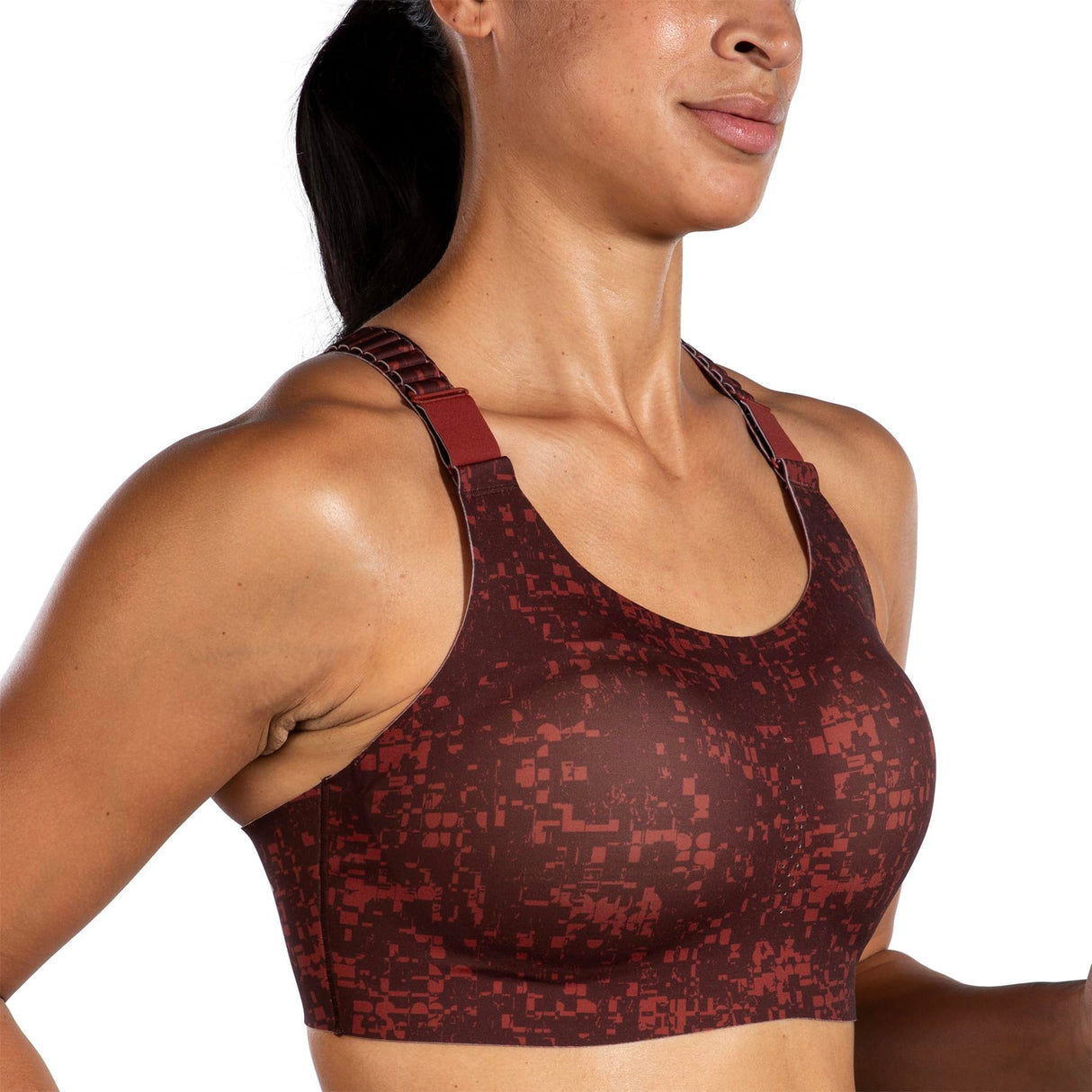 Brooks Womens Racerback Sports Bra - High Impact Support
