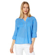Dylan Women's Long Sleeve Organic Cotton Gauze Shirt