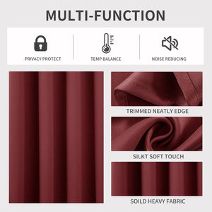 2 Pack - 55" x 84" Solid Thermal Blackout Panels (19 Colors)