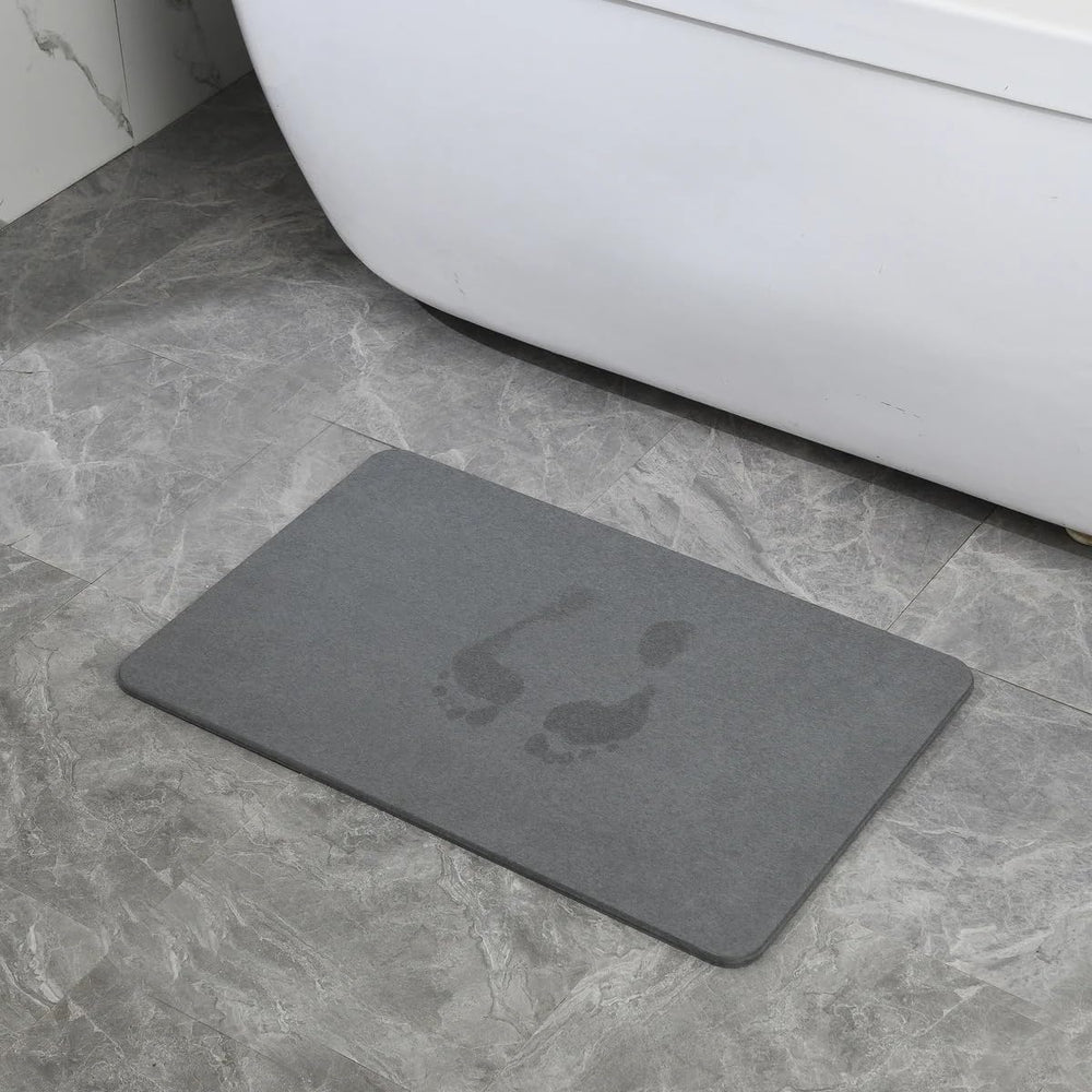 4 Colors! - 24" x 15" Diatomaceous Quick-Drying Stone Bath Mat