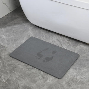 4 Colors! - 24" x 15" Diatomaceous Quick-Drying Stone Bath Mat