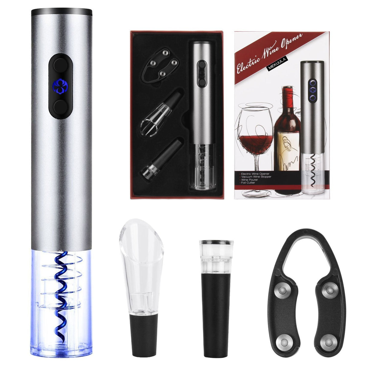Electric Wine Opener Set