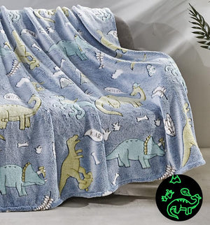 Faith, Hope, Love Home Décor Ultra Plush Cosmic Glow In The Dark Throw Blanket
