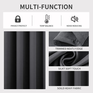 2 Pack - 55" x 84" Solid Thermal Blackout Panels (19 Colors)