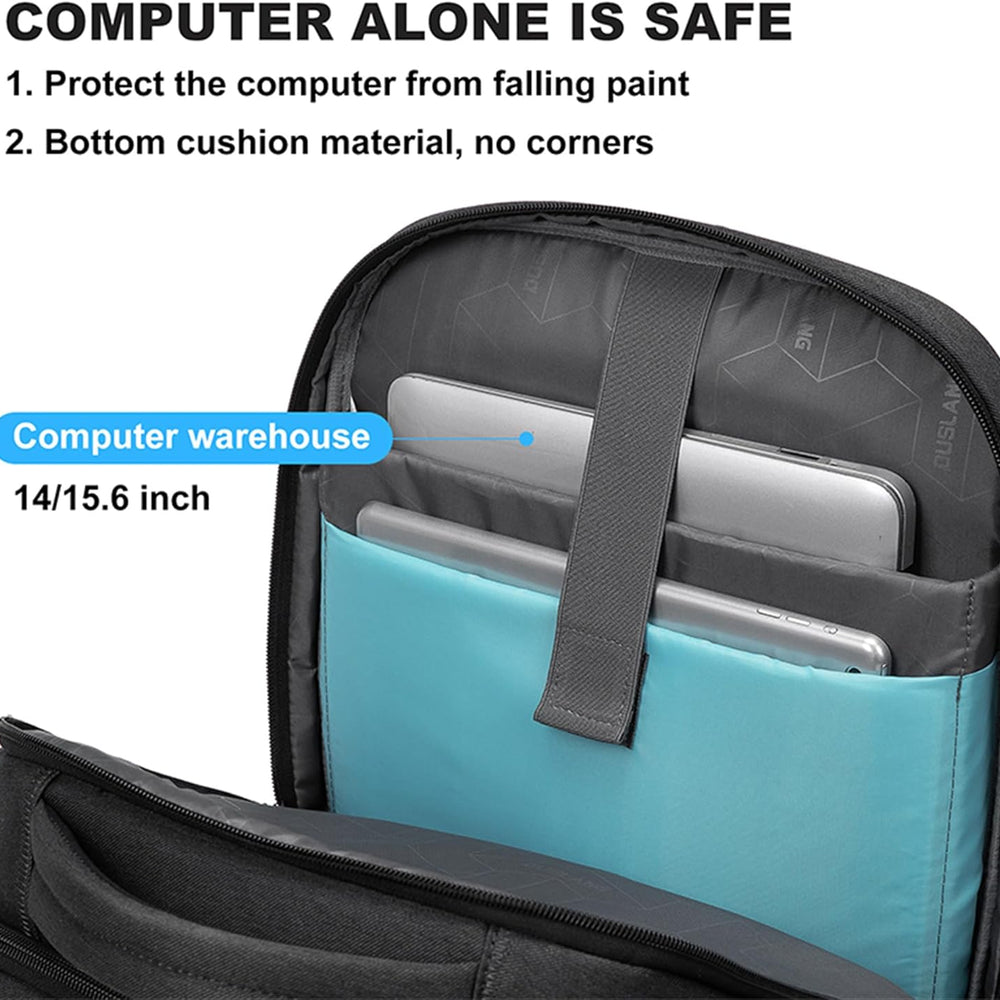 Waterproof Laptop Backpack 15.6 Inch Travel Business Anti Theft Black