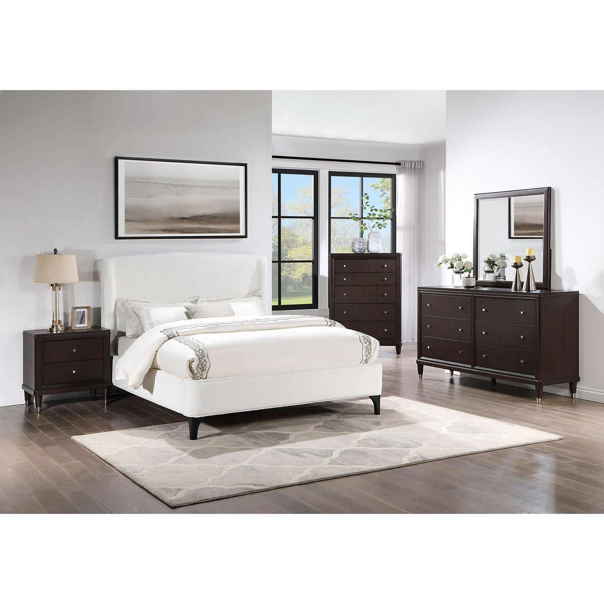 Theodore - Wingback Bed