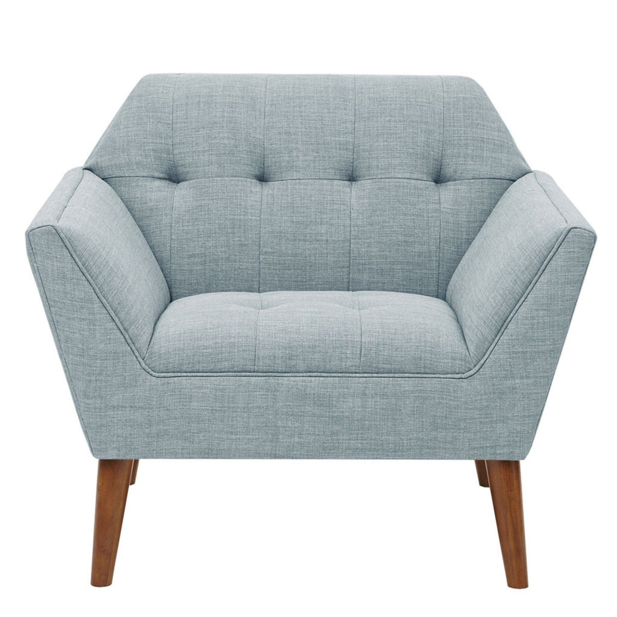 Modern Lounge Chair With Button Tufting