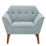 Modern Lounge Chair With Button Tufting
