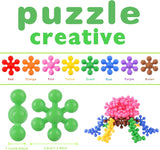 200 Pieces 3D Interlocking Building Blocks STEM Toy