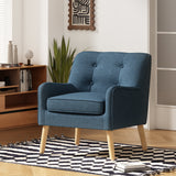 Dakota Mid-Century Modern Tufted Accent Chair by Christopher Knight Home