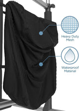 Collapsible Heavy-Duty Beach Cart with Big Wheels