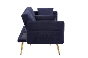 Modern Teddy Upholstered Accent Loveseat Sofa
