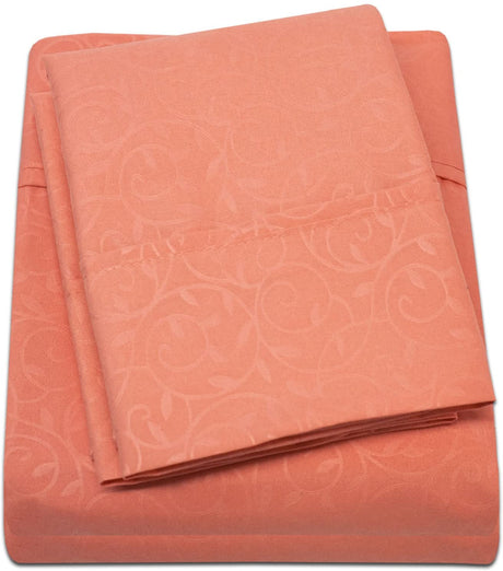 1800 series vine embossed sheet set