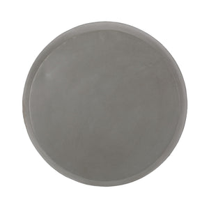 Outdoor Side Table With Cylindrical Shape - White