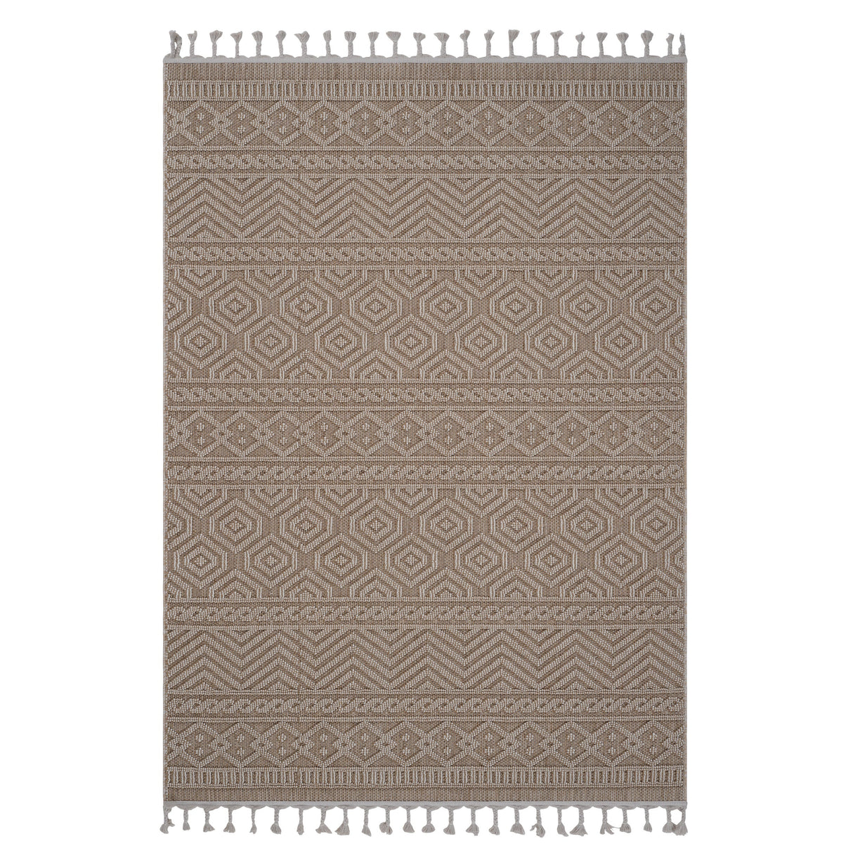 NAAR Guros Collection Geometric Indoor/Outdoor Area Rug