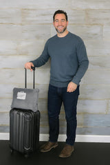 Comfort Fly Travel Blanket & Pillow – 2-in-1 Micro Plush Airplane Blanket with Carry Case (40" x 70")