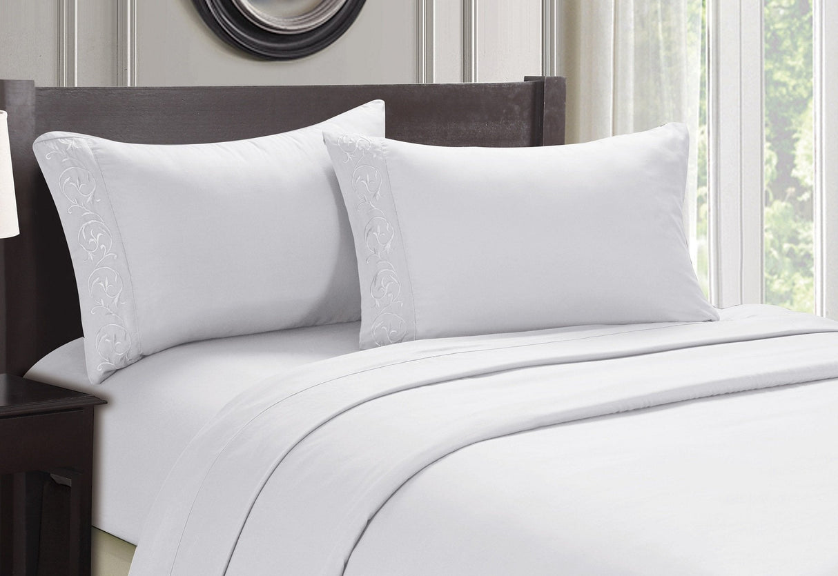 Faith, Hope, Love Home Decor Ultra Lush Soft Touch Venus Embroidered Sheet Set