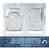 Freezer Whiskey Glass Gift for Old Dads and Grandads - Funny 7oz Insulated Frozen Drinking Glass, Gift for Uncle, Grandpa or any Dear Old Chap (Christmas, Birthday or Retirement)