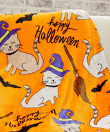 Decor&More Happy Halloween Microplush Throw Blanket (50" x 60")