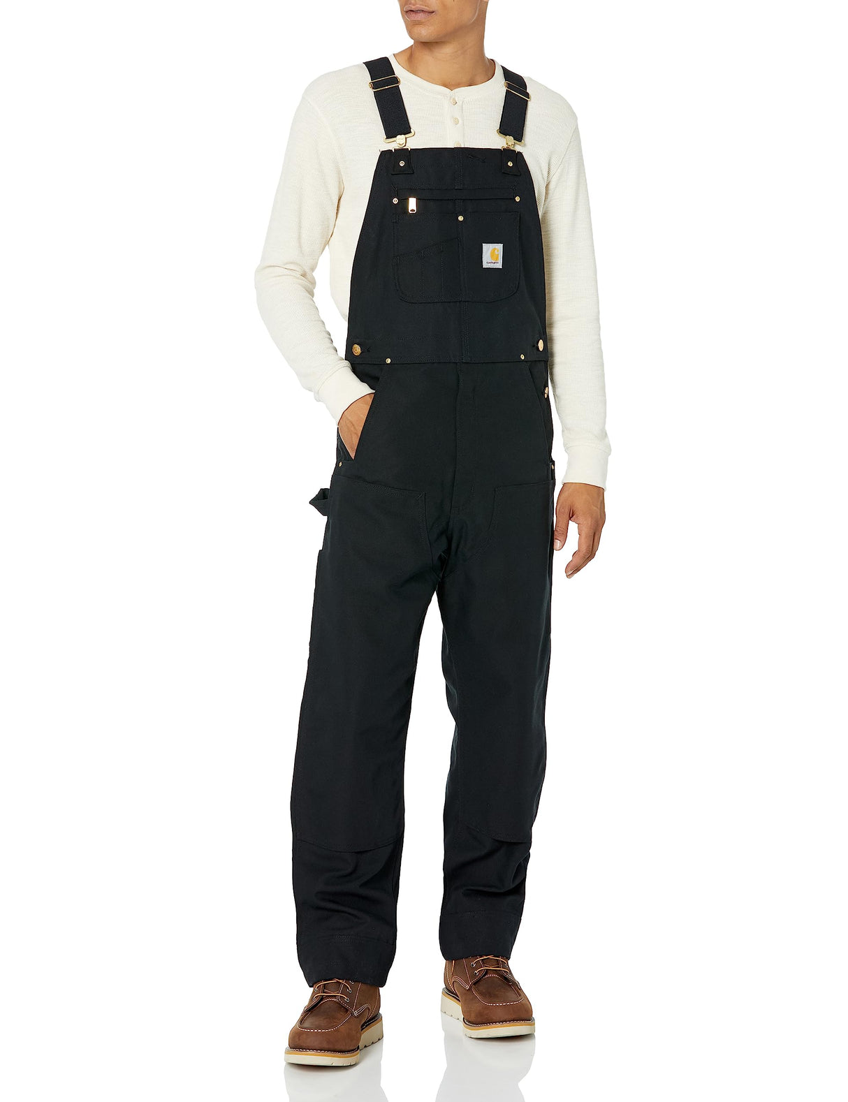 Carhartt Men's Insulated Bib Overall Workwear - Black