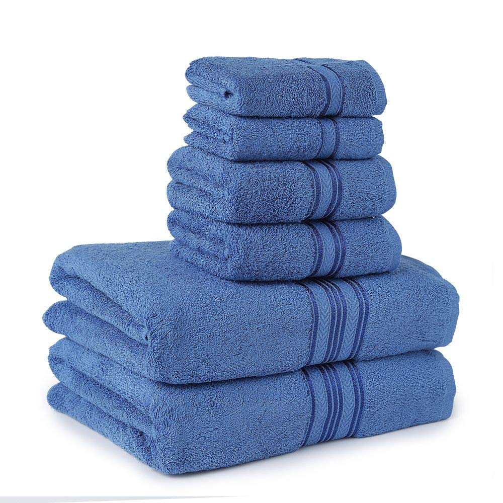 Faith, Hope, Love Home Decor Bathessentials 100% Cotton Extra Heavy 6 Piece Bath Towel Set