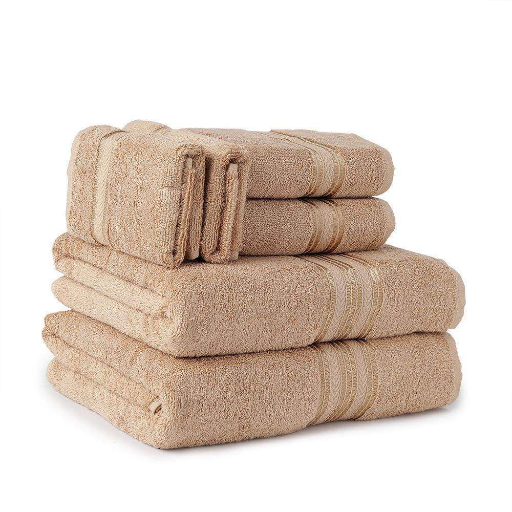 Faith, Hope, Love Home Decor Bathessentials 100% Cotton Extra Heavy 6 Piece Bath Towel Set