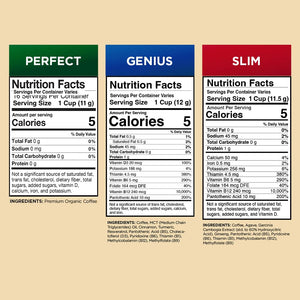 Slim Organic Coffee Pods with Diet Support Bold Flavor