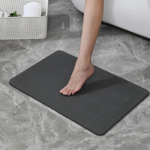 4 Colors! - 24" x 15" Diatomaceous Quick-Drying Stone Bath Mat