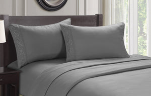 Faith, Hope, Love Home Decor Ultra Lush Soft Touch Venus Embroidered Sheet Set