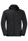 Jack Wolfskin Men's Routeburn Pro Hybrid Parka - Black