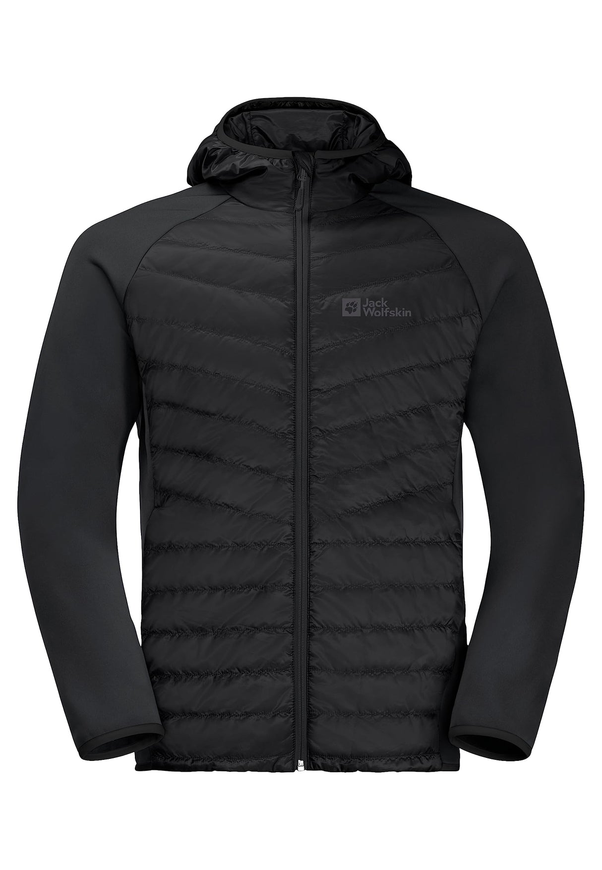 Jack Wolfskin Men's Routeburn Pro Hybrid Parka - Black