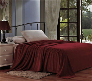 Decor&More Home Essentials Solid Microplush Blanket