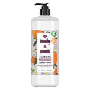 Beauty & Planet Vegan Keratin Conditioner 32.3 fl oz - Sunkissed Mandarin