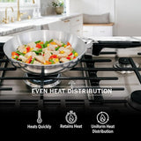 8-Inch Chef Skillet – Quick & Even Heat Distribution – Lightweight Cast Aluminum Frying Pan
