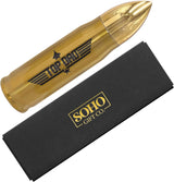 Cool Water Bottle Fathers Day Gift for Dad "Top Dad" - Insulated Stainless Steel 17oz Travel Bottle Hot/Cold with Locking Lid for Christmas and Birthday (Boxed)