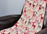 Decor&More Festive Holiday Microplush Throw Blanket (50" x 60") - Forest Friends