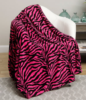 Faith, Hope, Love Home Decor Ultra Lush King Size Zebra Microplush Blanket