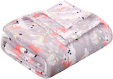 Home essentials tropical plush throw