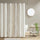 72" x 72" cotton printed shower curtain with chenille - Tuesday Morning - Shower Curtains