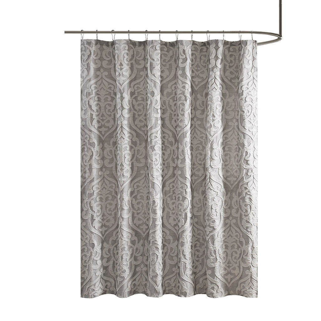 72" x 72" jacquard shower curtain - Tuesday Morning - Shower Curtains