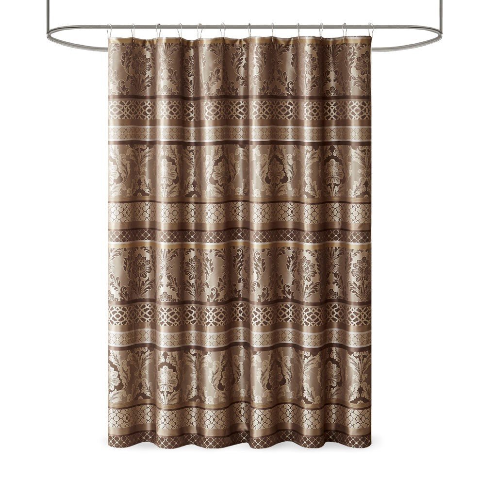 72" x 72" jacquard shower curtain - Tuesday Morning - Shower Curtains