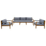 3 Piece Outdoor Sectional Sofa Set